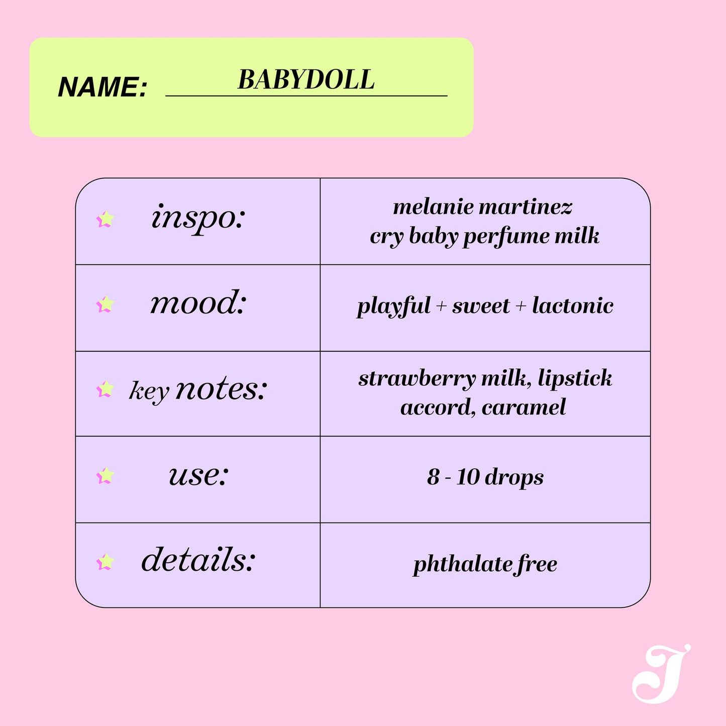 melanie martinez cry baby dupe diffuser oil by joocier candles