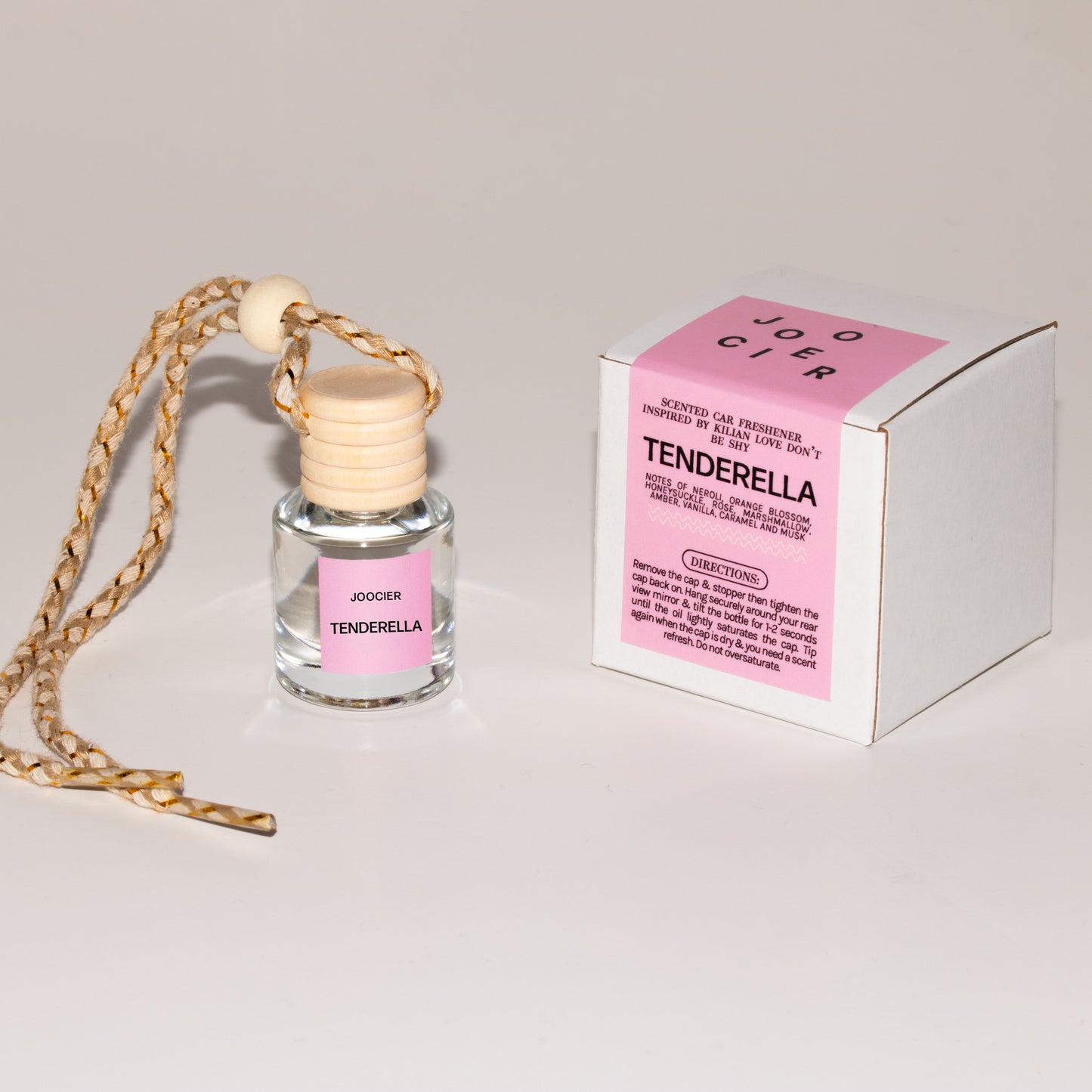 love don't be shy scented hanging car freshener